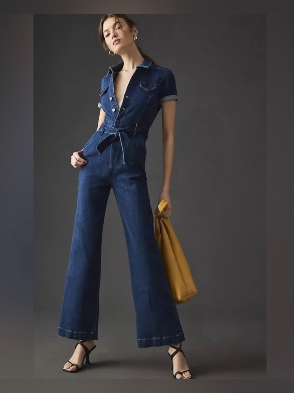 Paige Dark Indigo Blue Jumpsuit